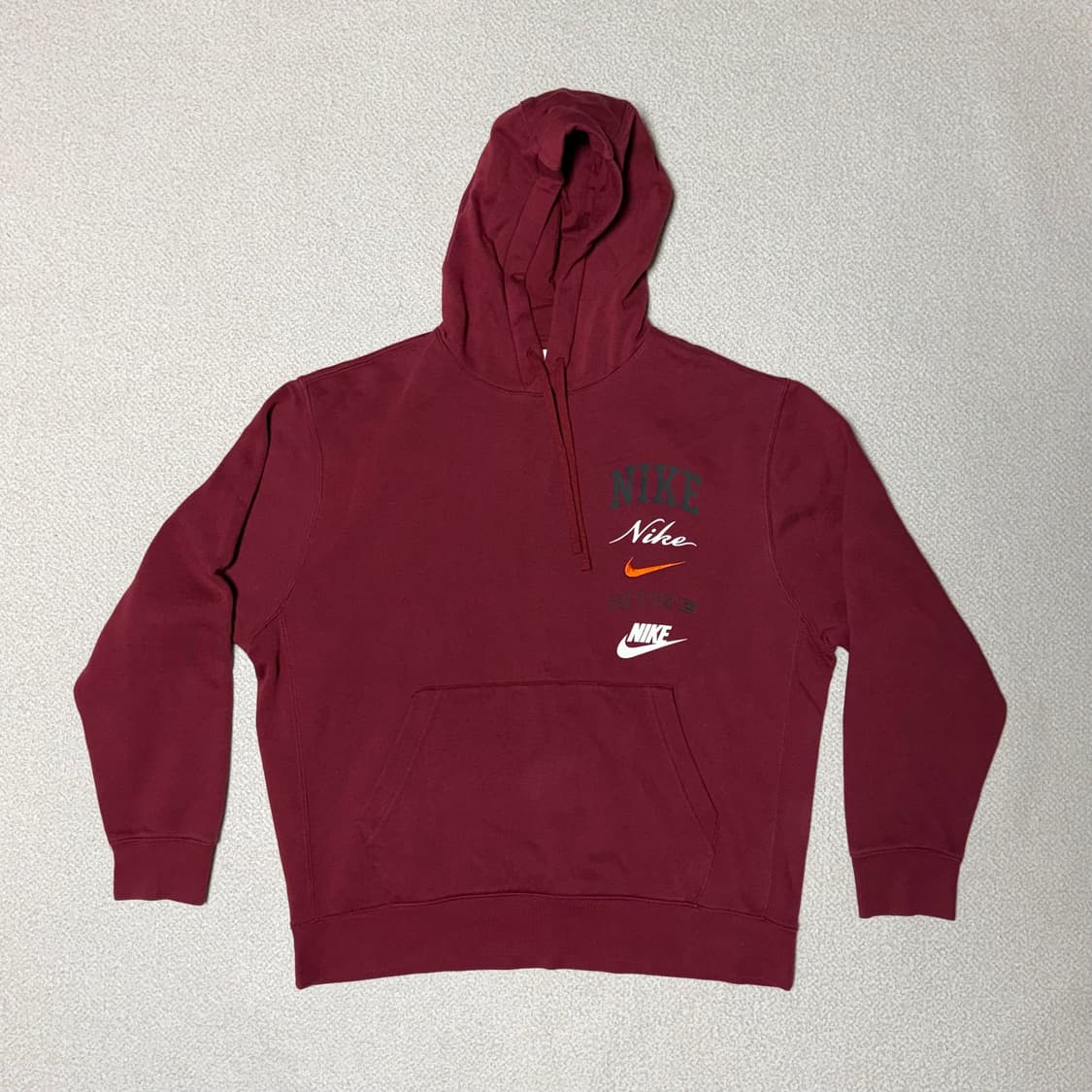 나이키 XXL 스우시 빅로고 자수 후드 상품이미지1