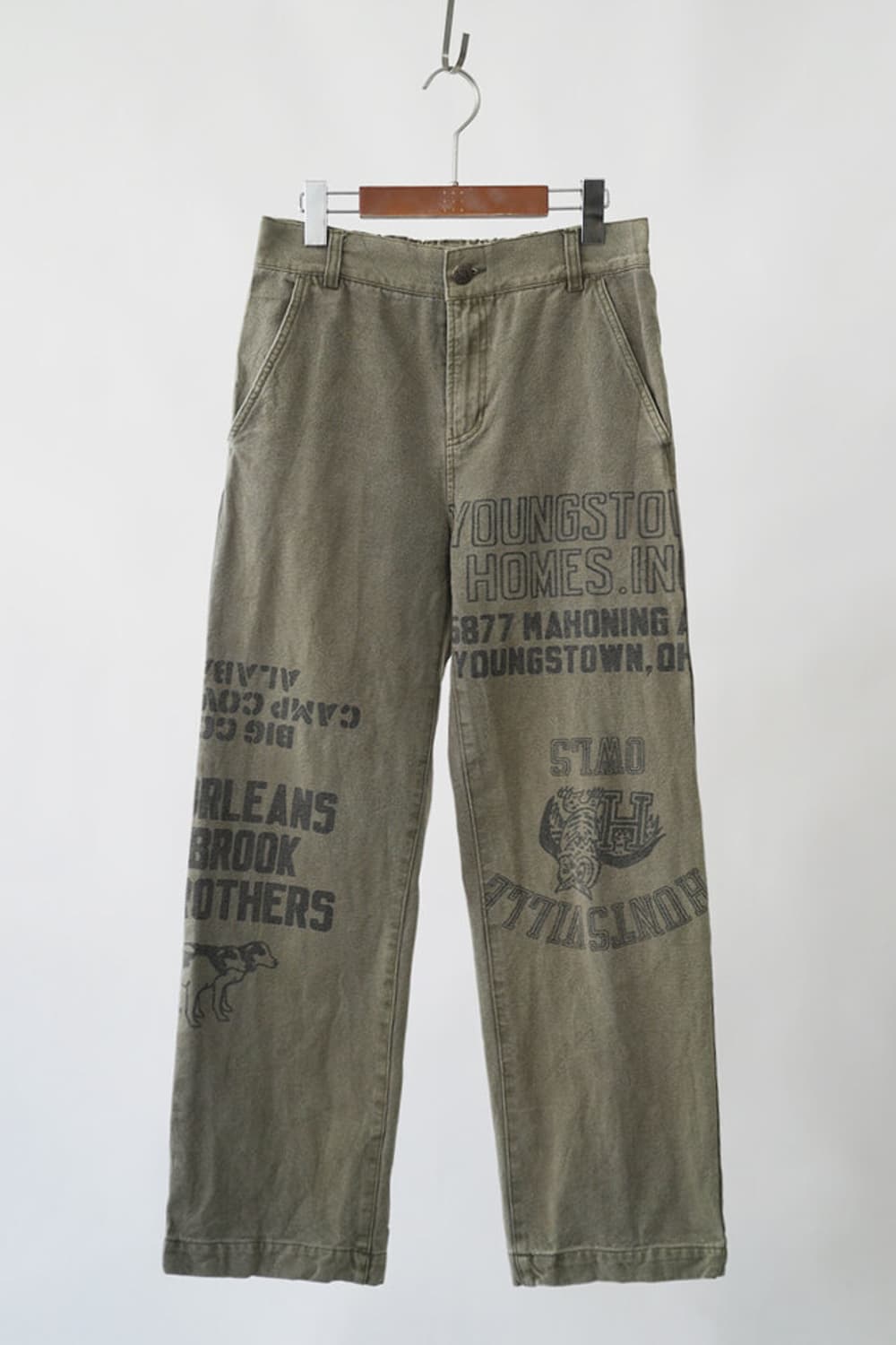 PAO PAO CLOTHING printed 워크 팬츠 상품이미지1