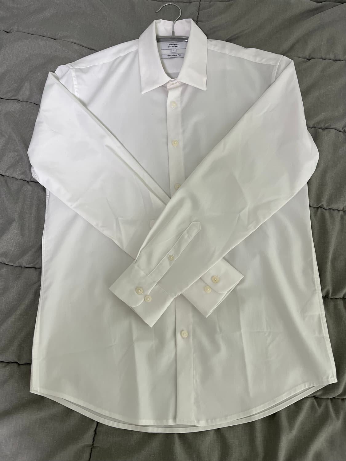링클프리 드레스 셔츠 [화이트] / 무신사 정장 와이셔츠 상품이미지1