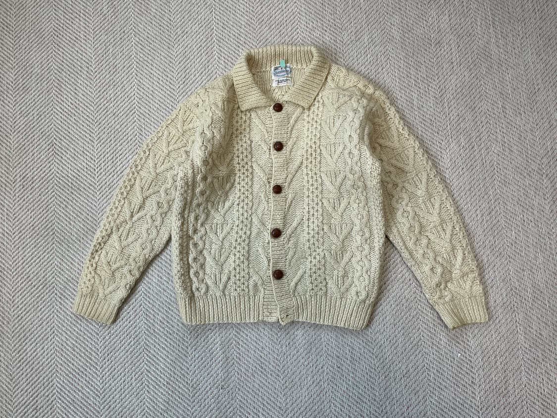 루이즈 핸드니트 울 케이블 가디건 J03827 상품이미지1