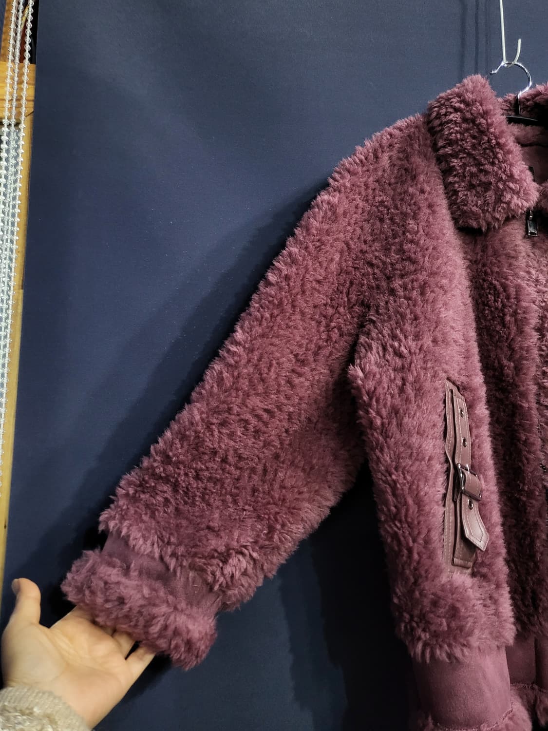 아뜰리에 양모 무스탕 오버핏 상품이미지3