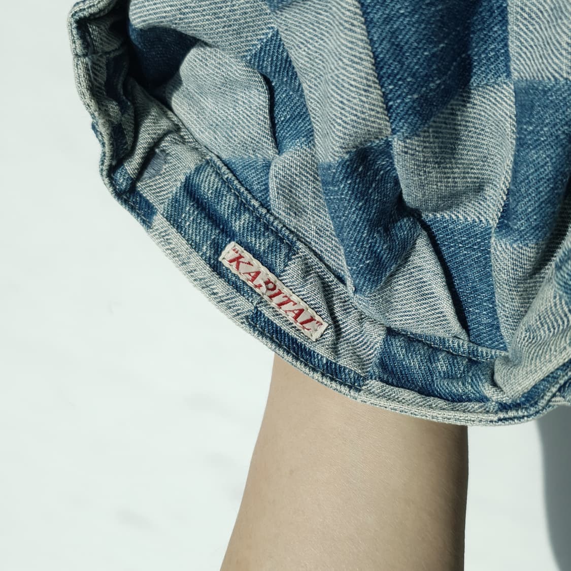 KAPITAL boro denim newsboy cap 상품이미지10