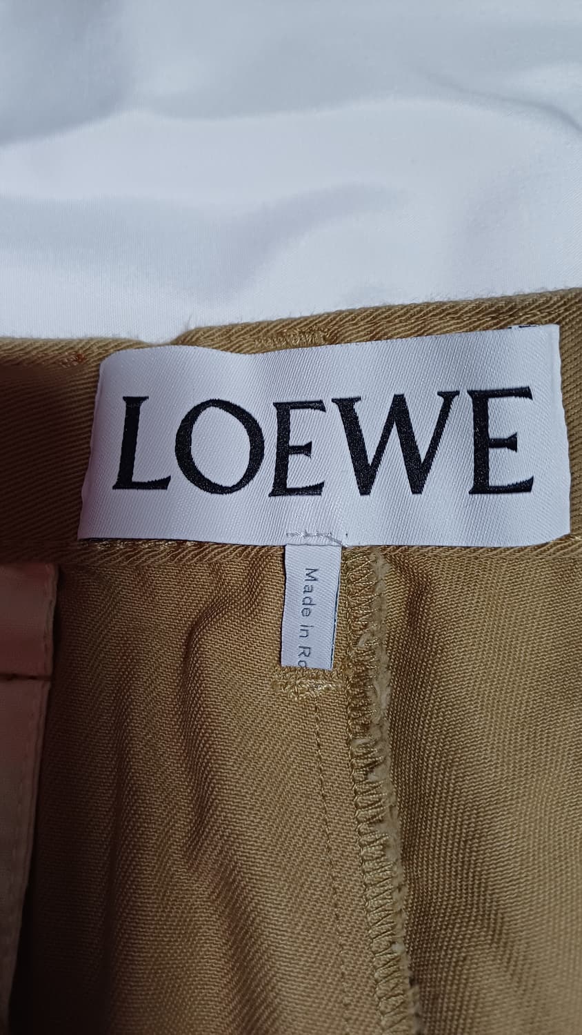 [새제품]52 로에베 피셔맨 치노팬츠 면바지 브라운 코튼 턴업팬츠 상품이미지6