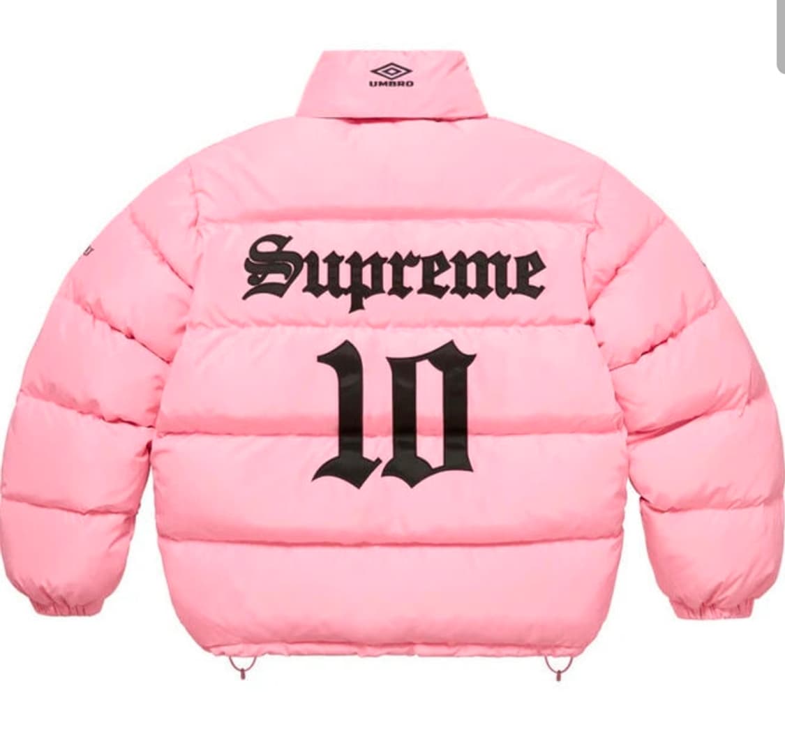 [XL]슈프림 엄브로 다운 푸퍼 자켓 패딩 핑크 상품이미지1