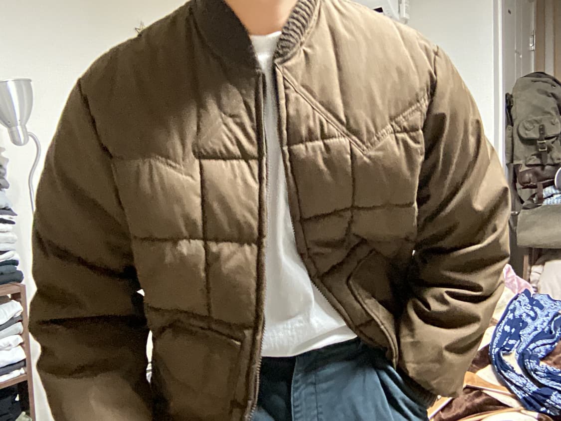 80s walls 빈티지코튼 웨스턴 푸퍼자켓 xl-xxl 상품이미지6