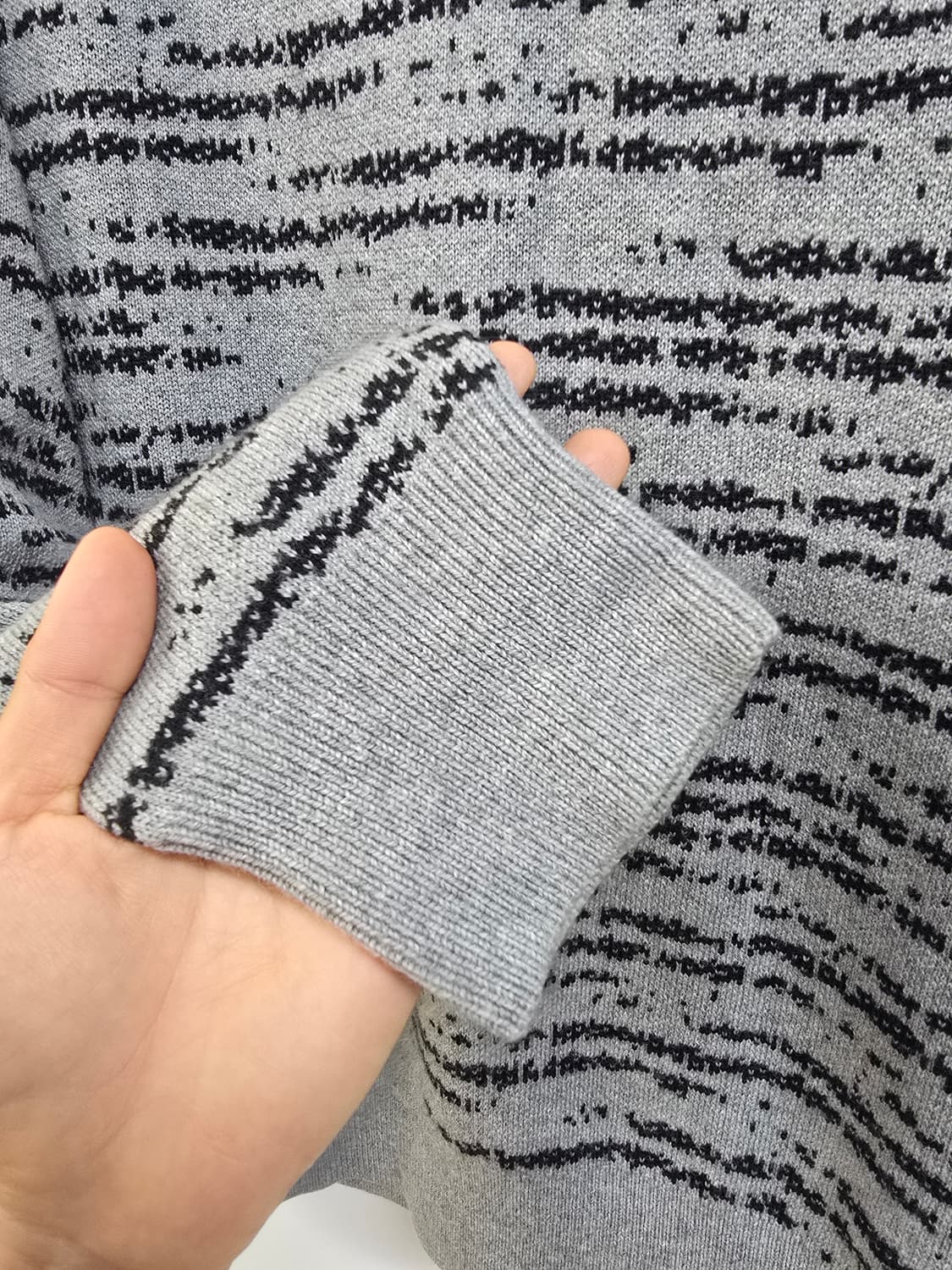 띠어리 모100% 니트티 그레이 상품이미지4