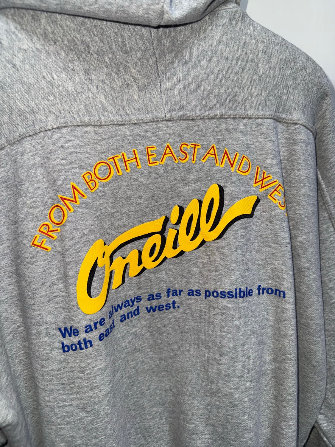 빈티지 𝗢’𝗻𝗲𝗶𝗹𝗹 후디 집업 그레이 상품이미지4