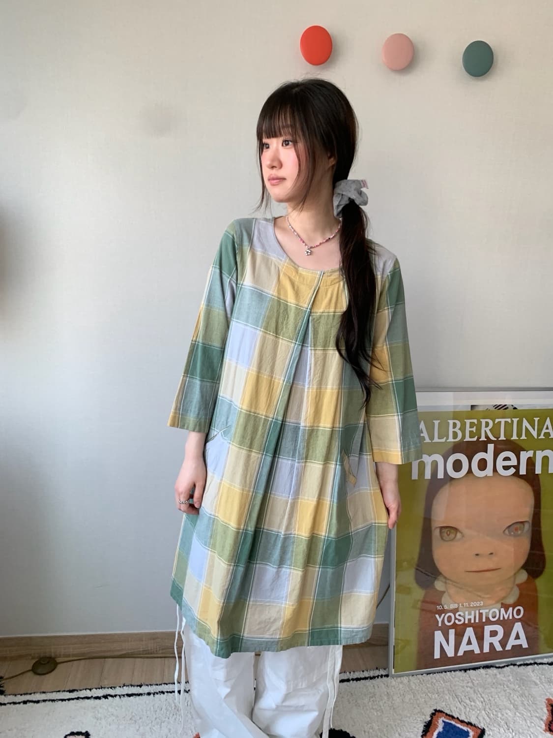 ethnic check dress 상품이미지4