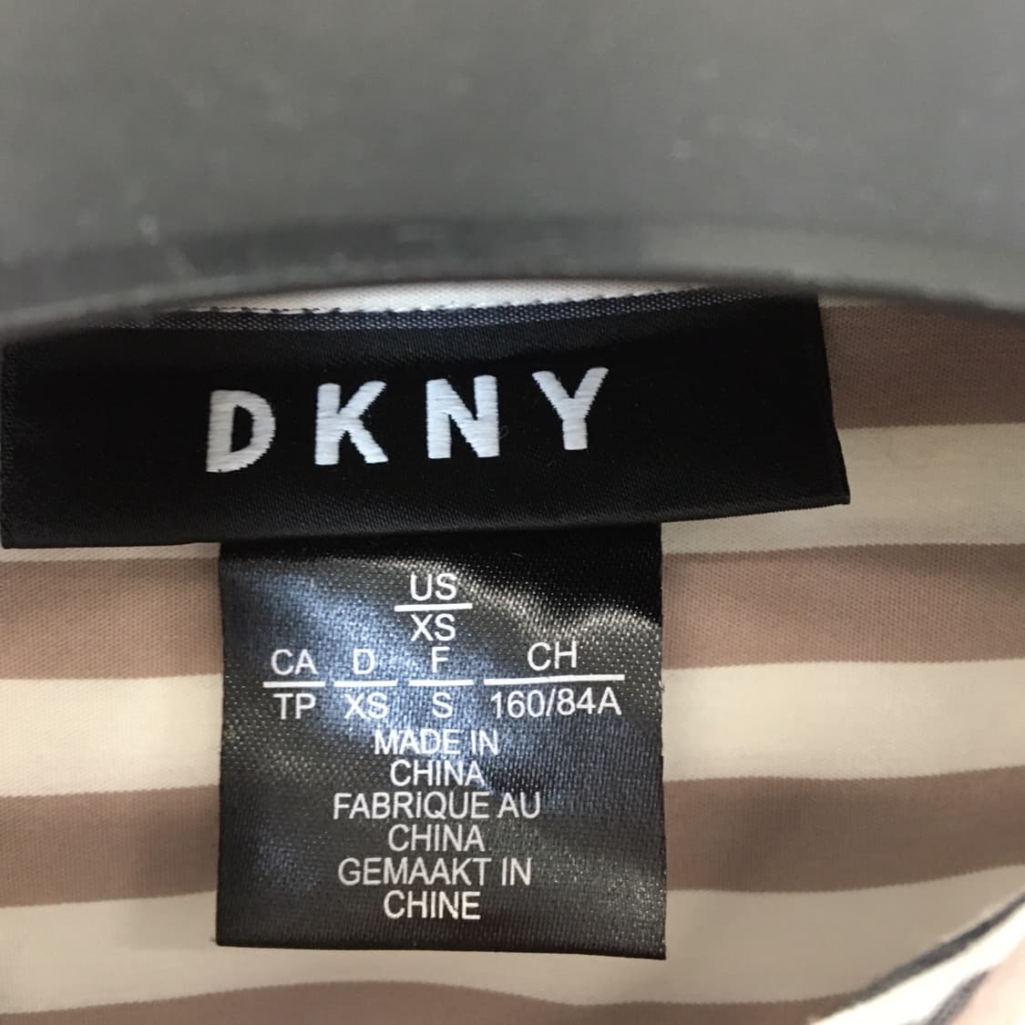 DKNY 스트라이프 원피스셔츠 S  상품이미지5