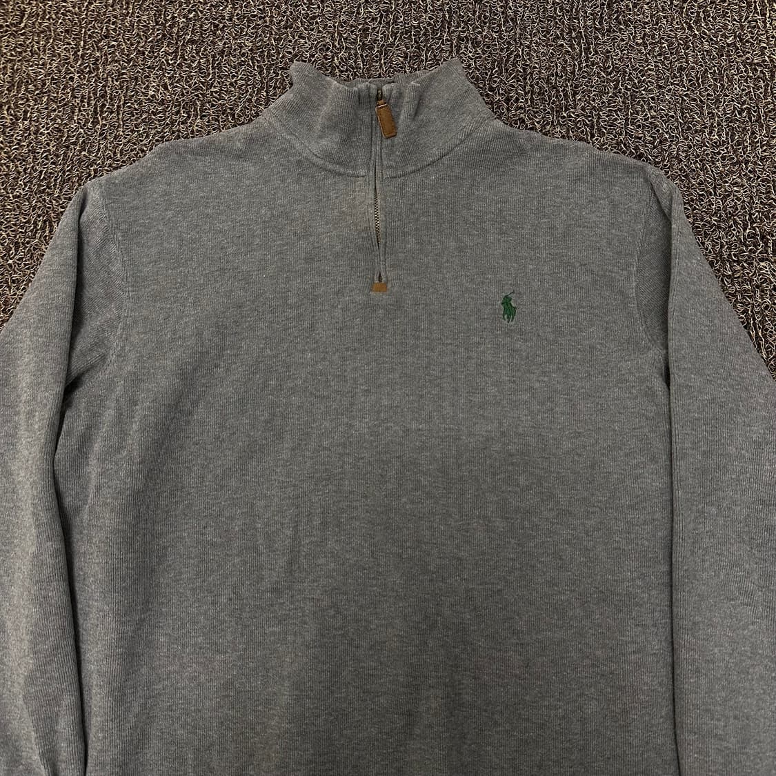 POLO 폴로 랄프로렌 반집업 니트 그레이 L 상품이미지2