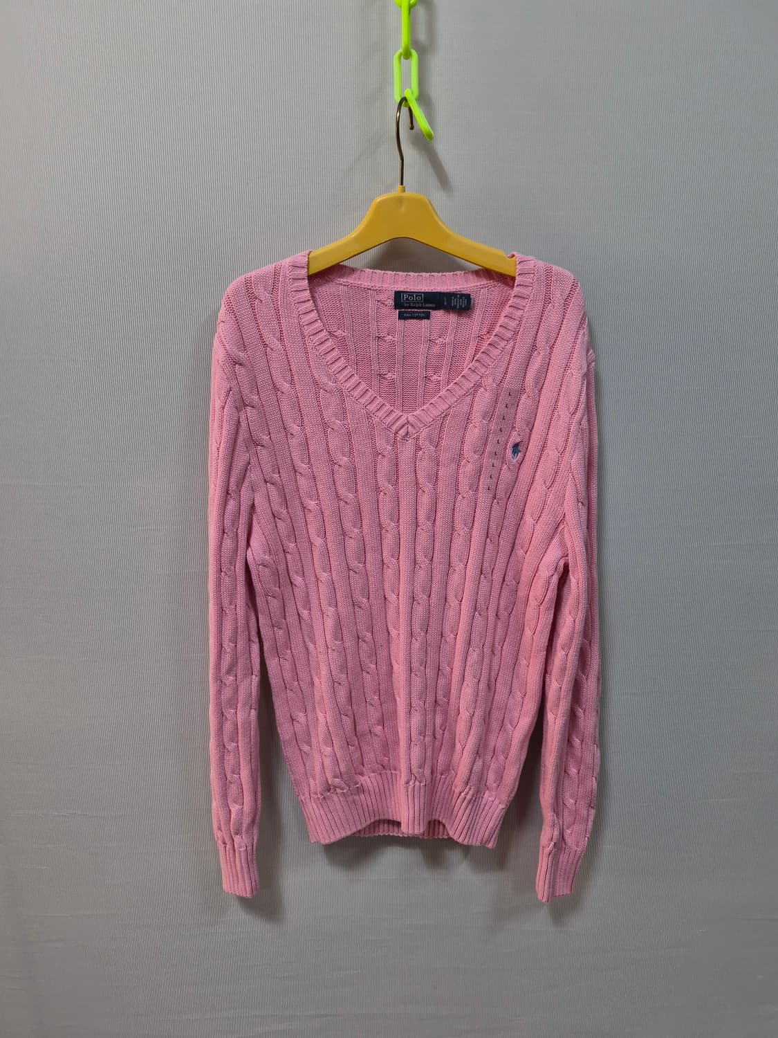 폴로 랄프로렌 새상품 꽈배기 니트 케이브니트 여성L 상품이미지1