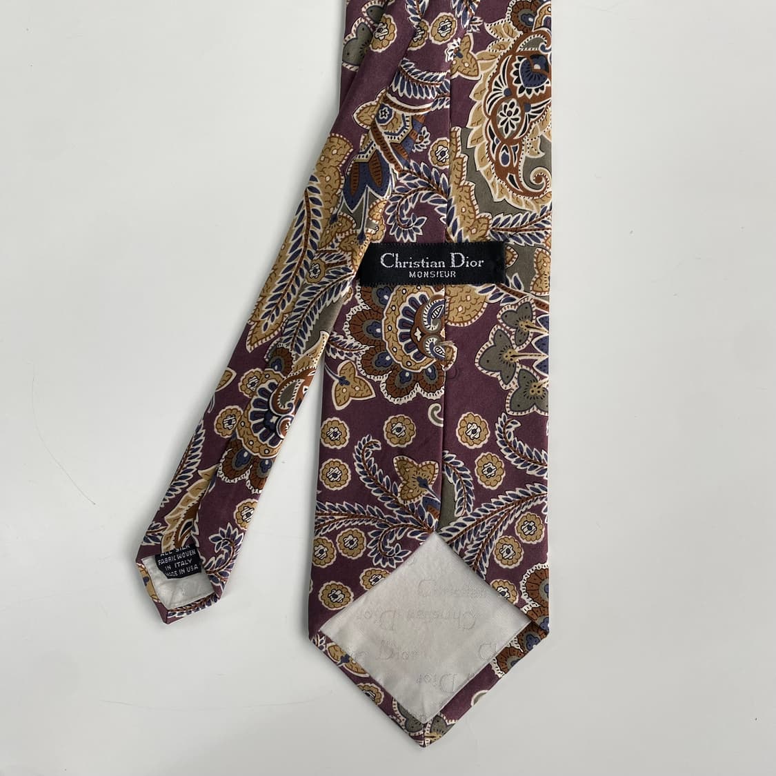 크리스찬 디올(Dior) 명품 정품 페이즐리 넥타이 상품이미지3