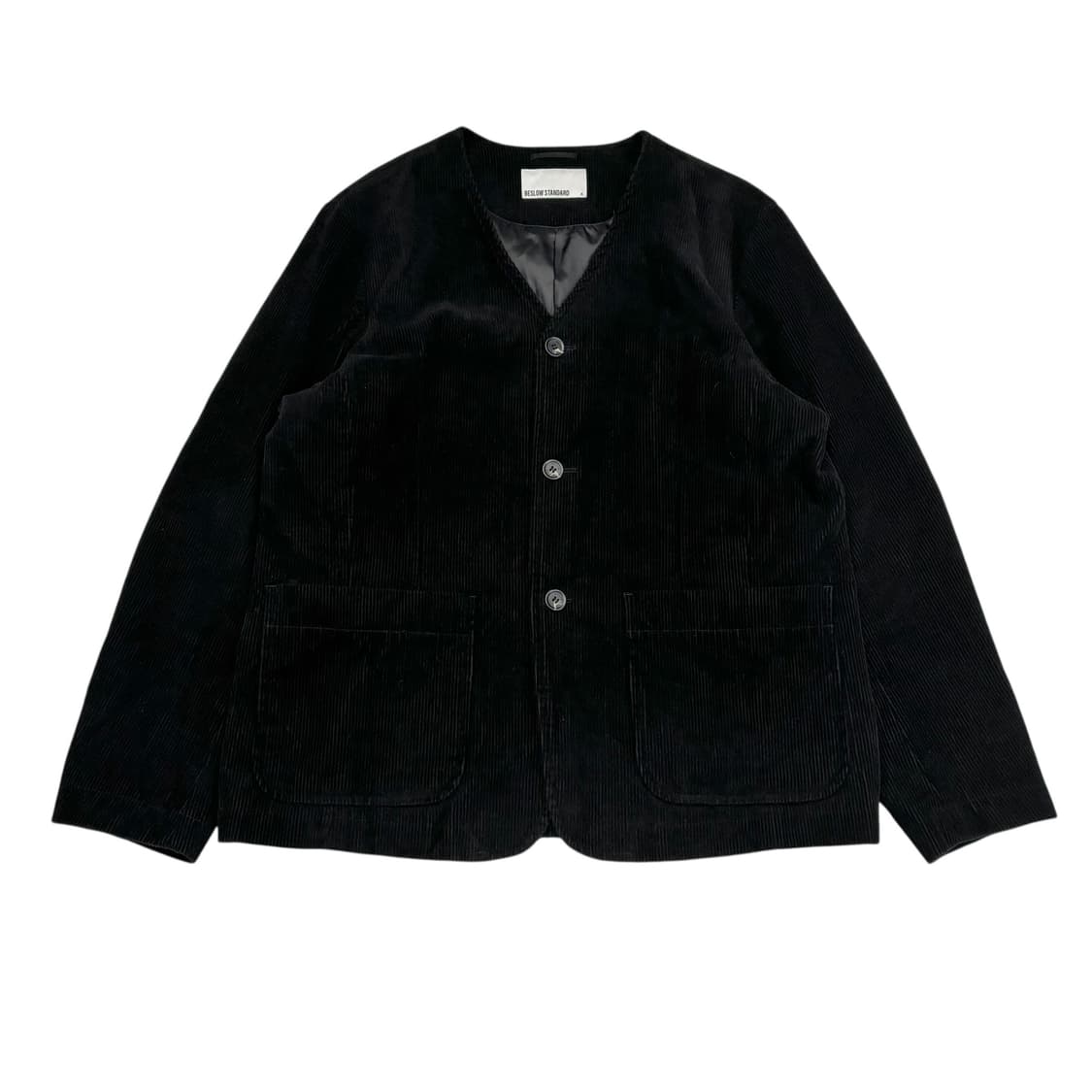 비슬로우 논카라 코듀로이 자켓 상품이미지1