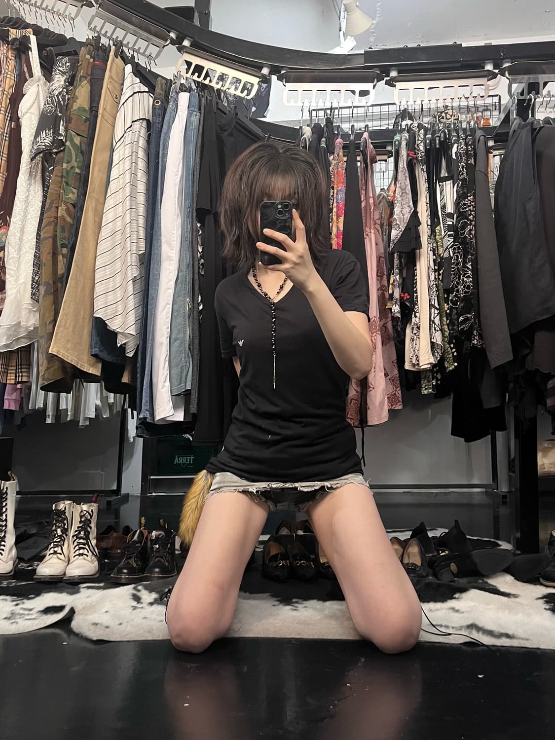 아르마니 슬림핏 반팔 상품이미지1