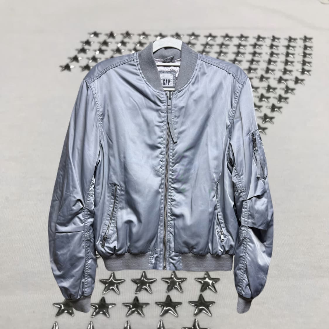 갭 그레이 항공점퍼 상품이미지1