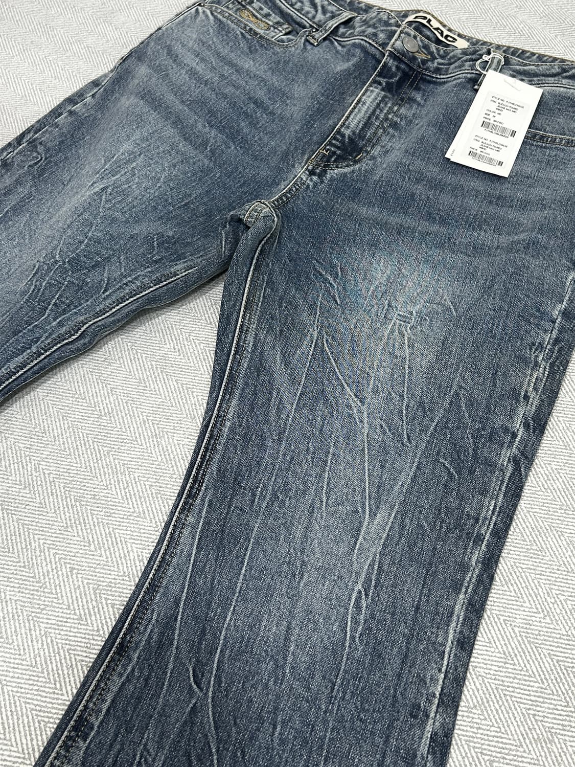 새상품 PLAC 플랙진 부츠컷 데님팬츠 남성 29인치 상품이미지10