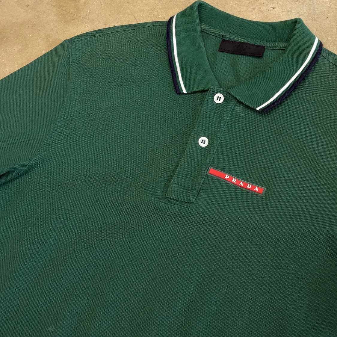🫶🏻 프라다 Green 카라 반팔티 🫶🏻 상품이미지2