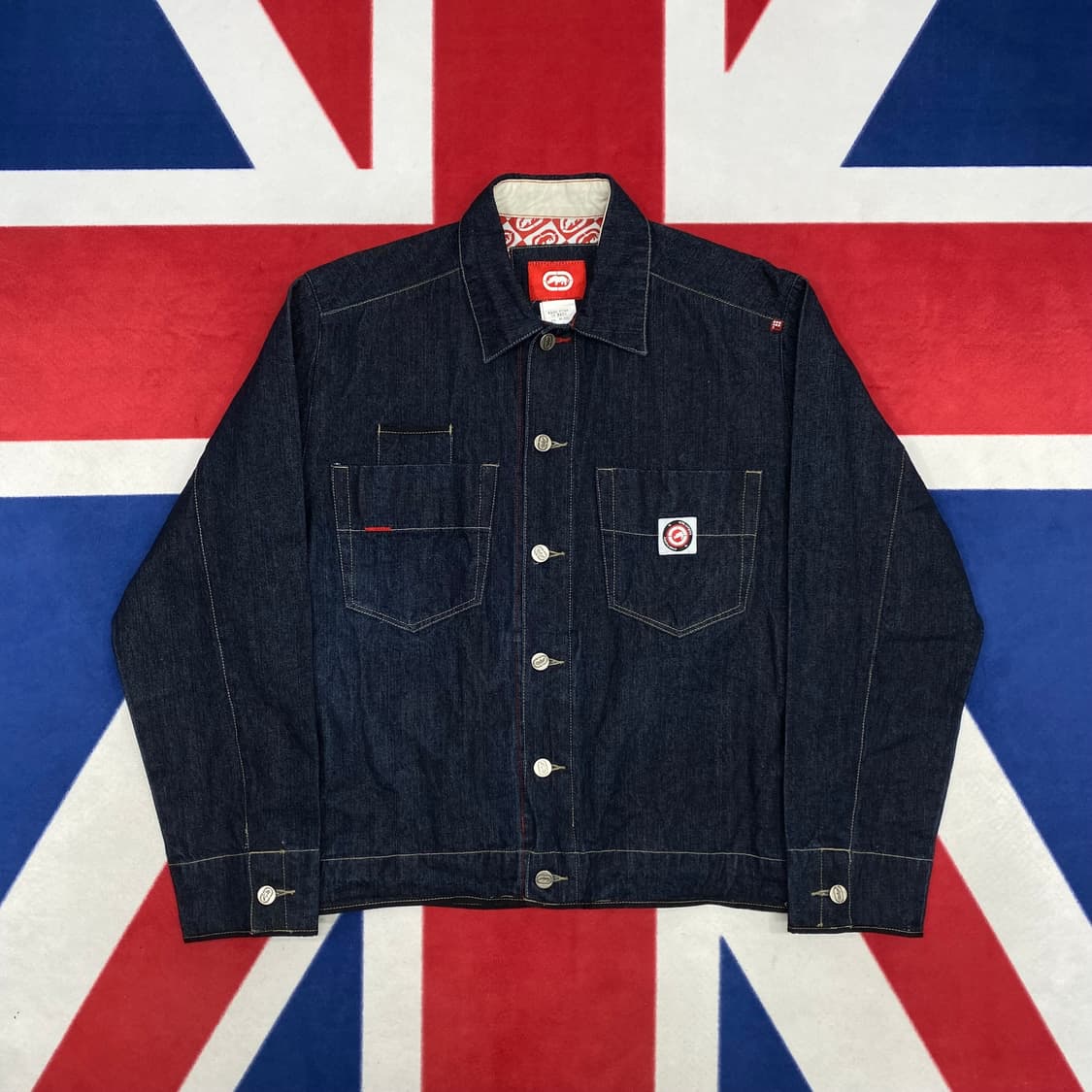 ECKO 데님자켓 M 실측 L  상품이미지1