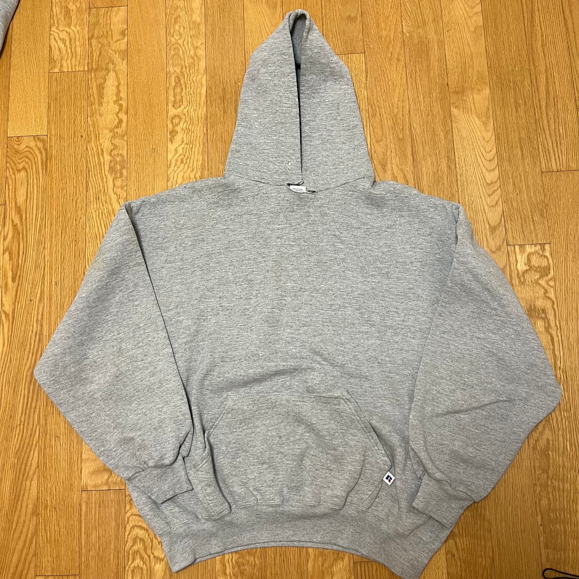 [XXL] 90s USA 빈티지 러셀 후드 그레이 상품이미지1