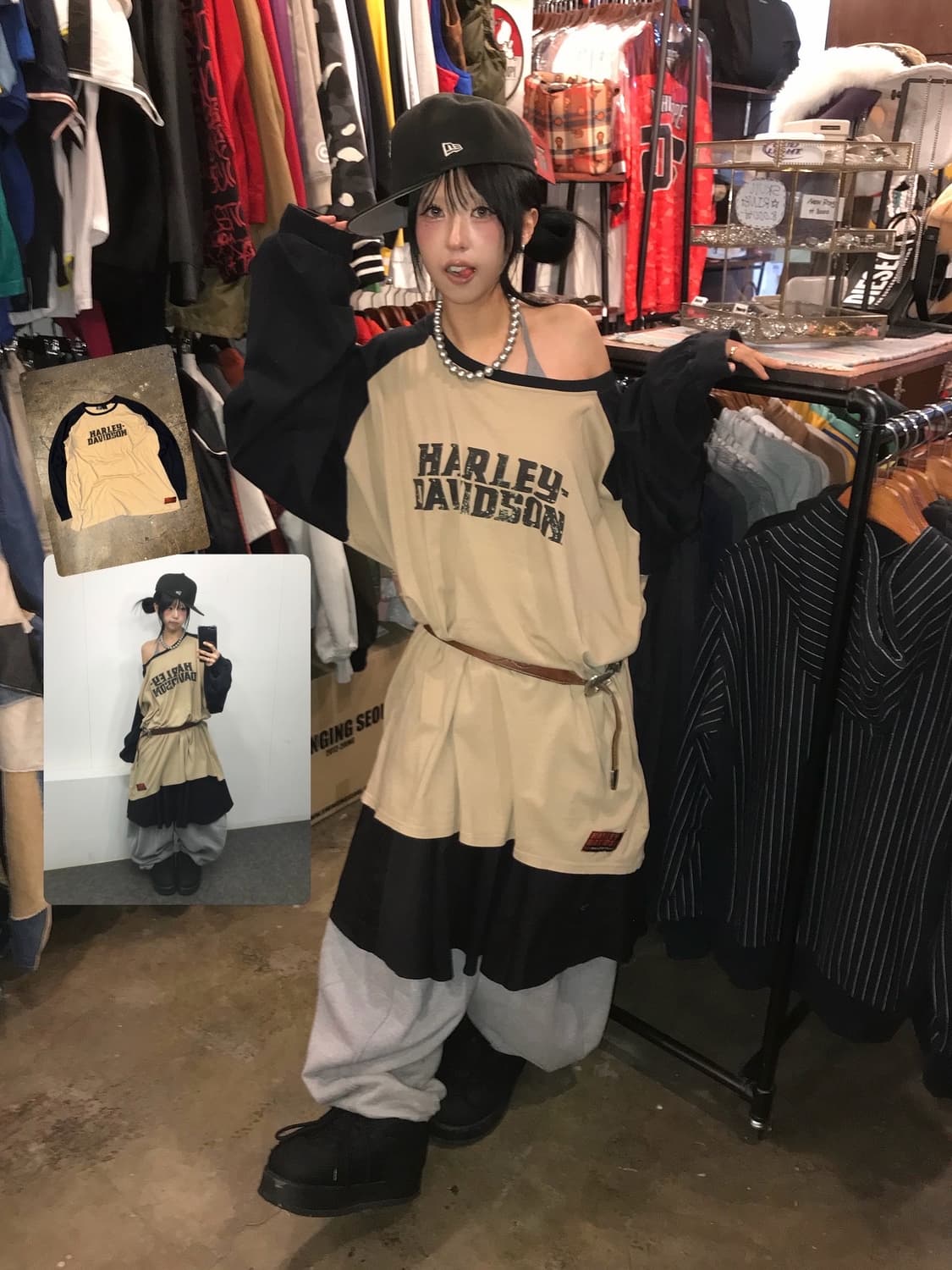 Harley-Davidson Printing L/S & Dress 상품이미지1