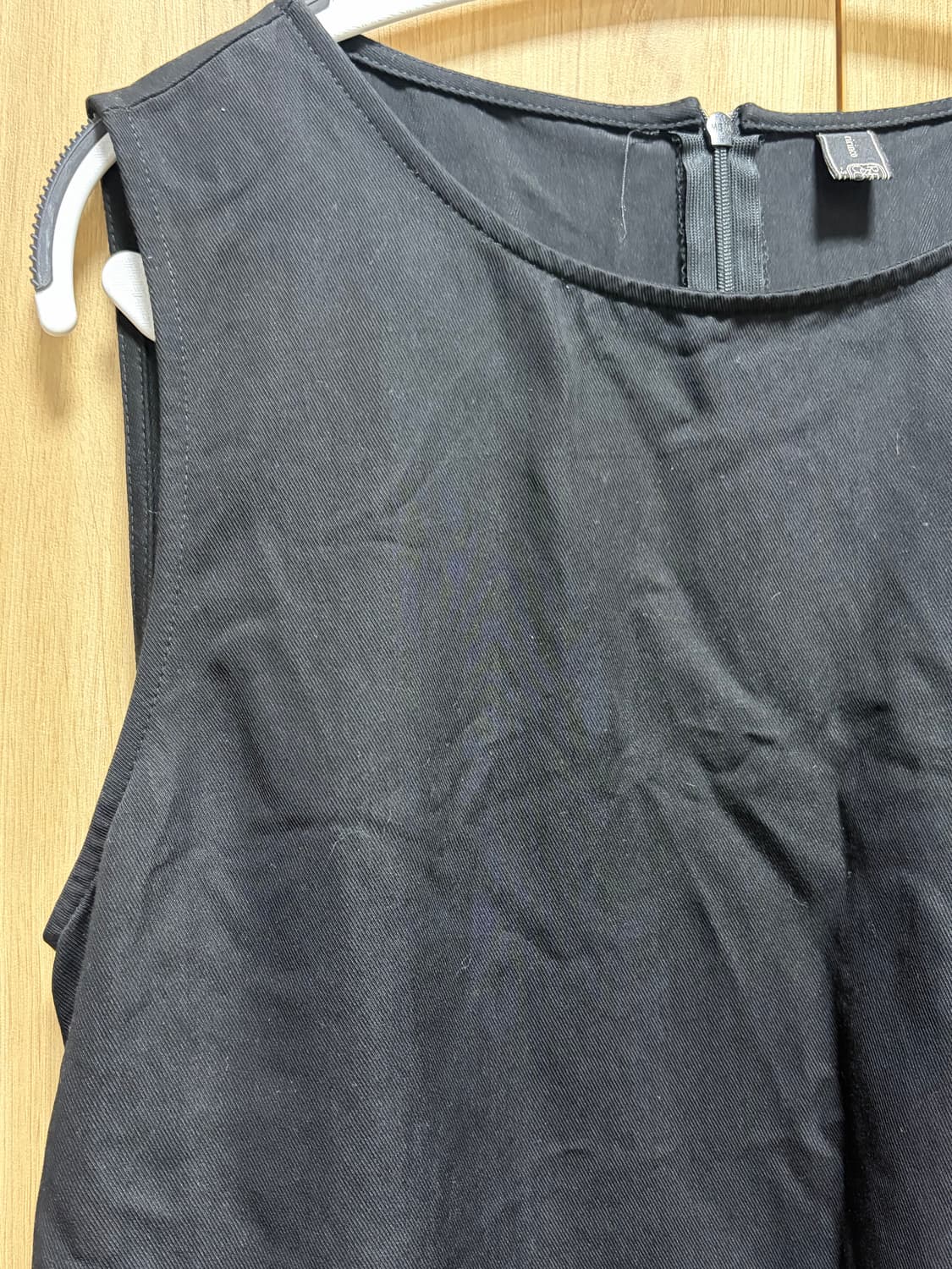 벨티드 민소매 미디원피스 상품이미지2