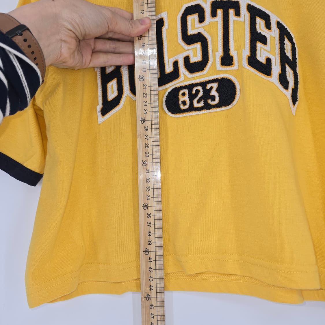일본 빈티지 볼스터 반팔 티셔츠 옐로우 상품이미지7