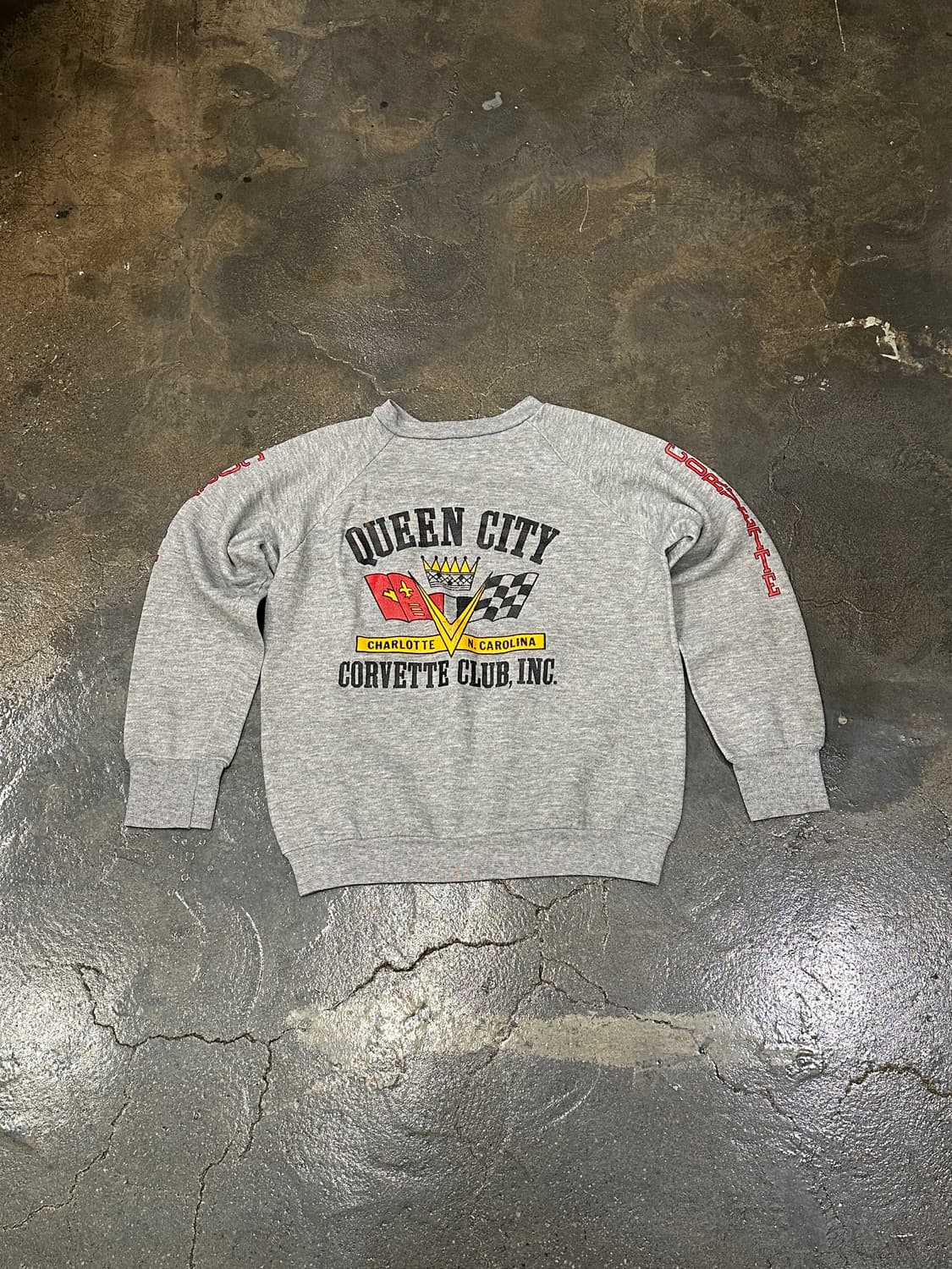 90s vintage printing sweatshirts XS 상품이미지2