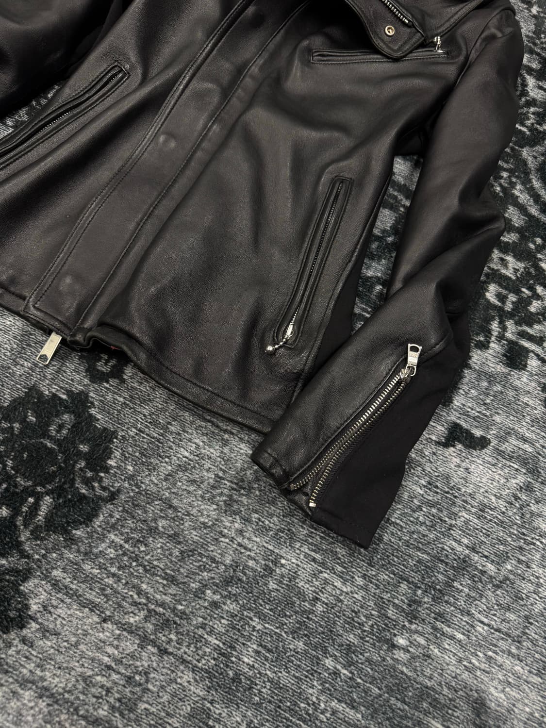 Johnny wolf 00s archive bono hood leathe 상품이미지5