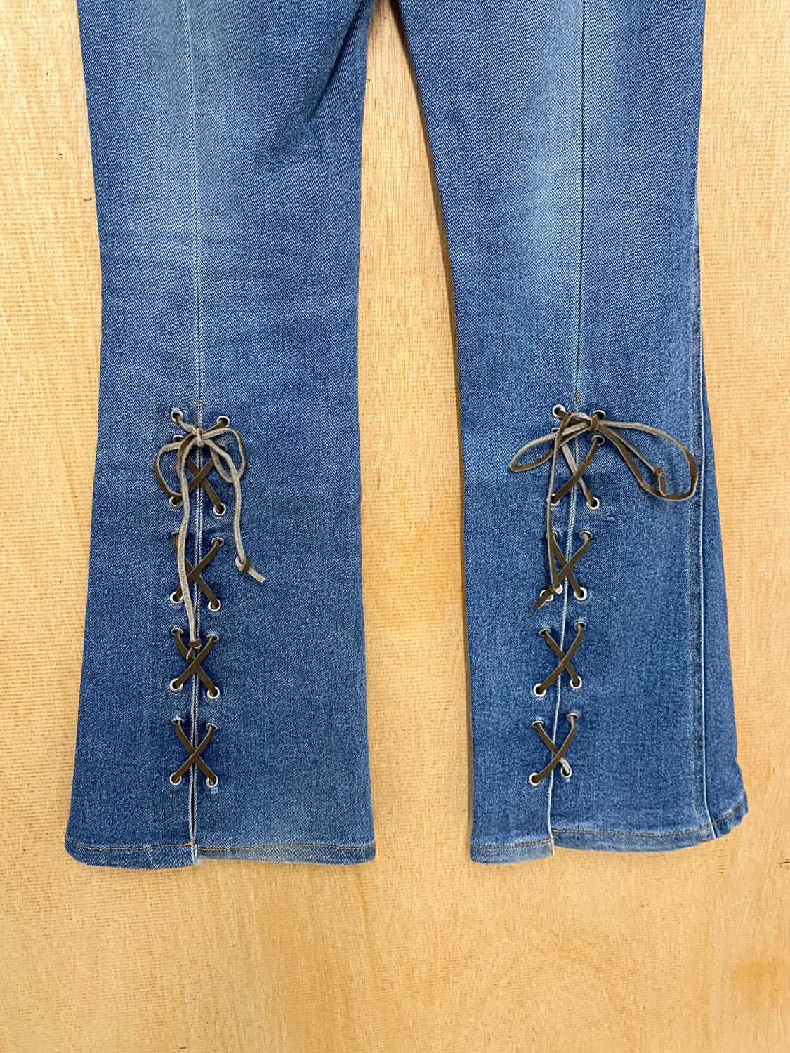 VTG lace-up denim boots cut 레이스업 부츠컷 데님 상품이미지10