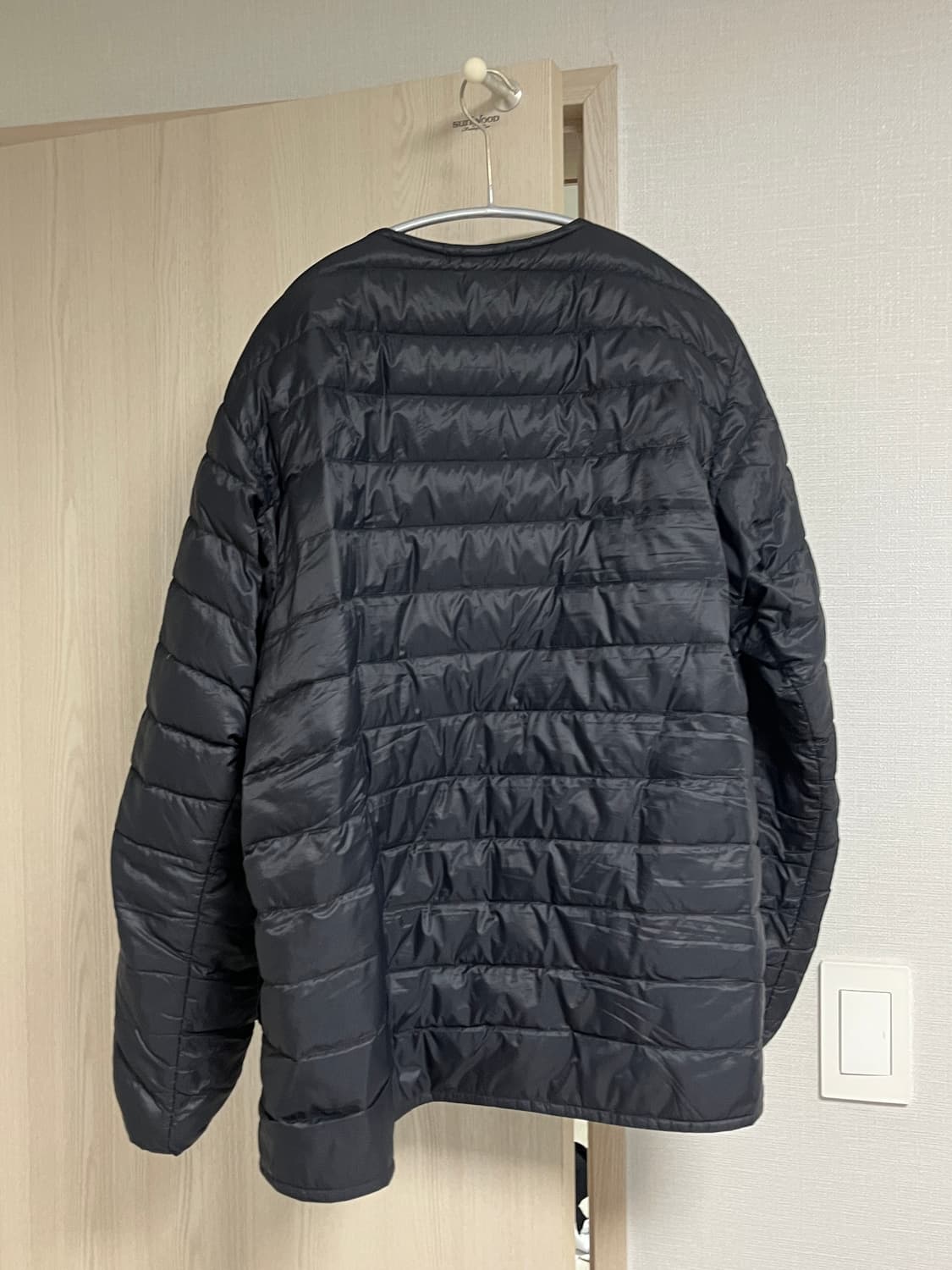 몽벨 남성 수페리어 다운 라운드넥 자켓 블랙 L 상품이미지4