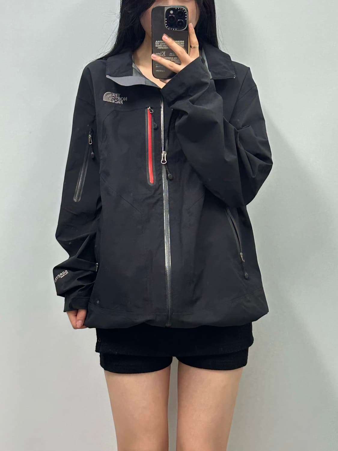 노스페이스 블랙 고어텍스 바람막이 상품이미지1