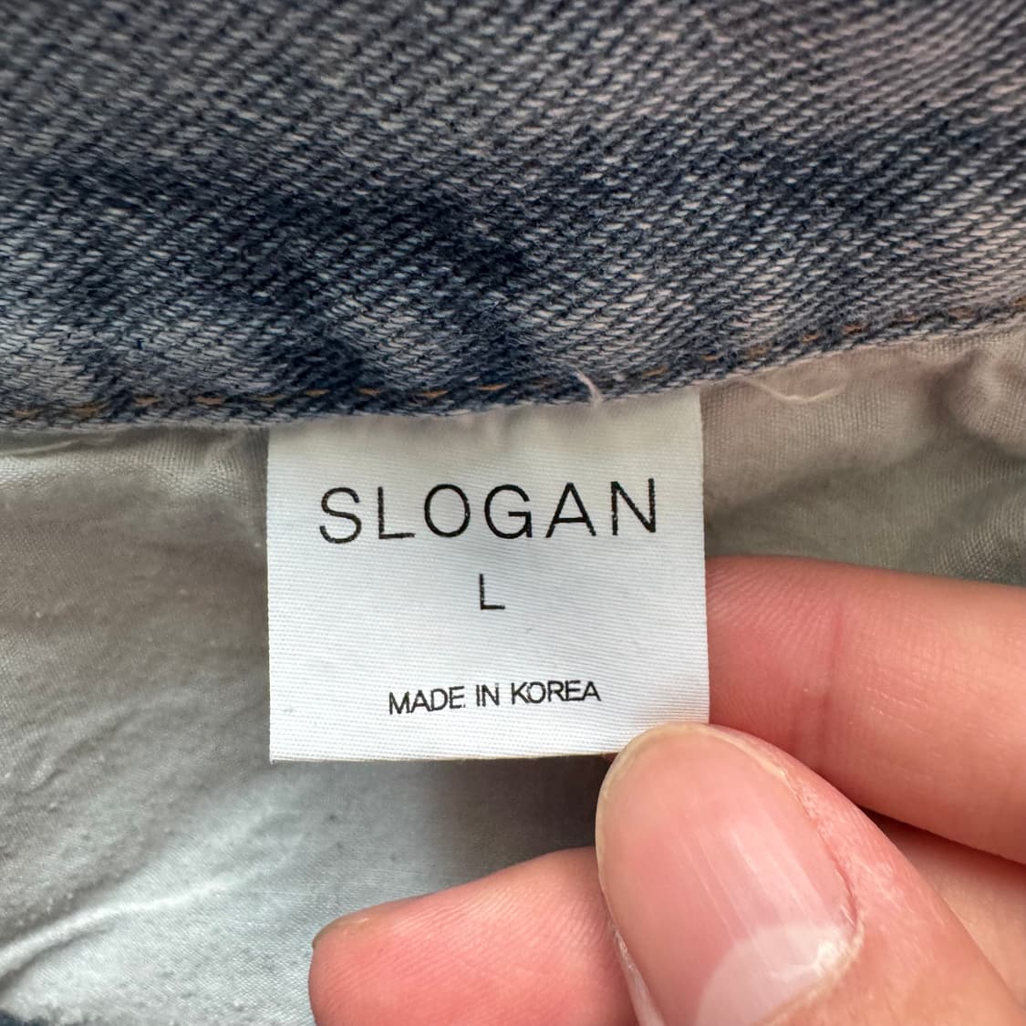 SLOGAN 일본빈티지 버뮤다 팬츠 보세 버뮤다팬츠 청반바지 XXL 35 상품이미지6