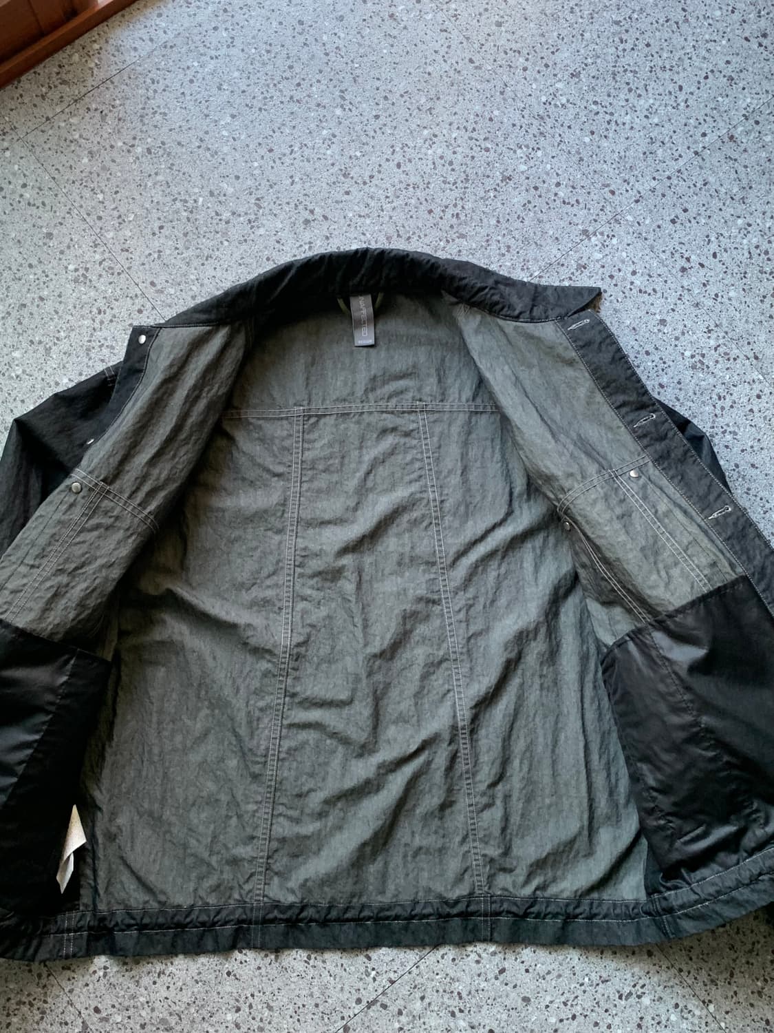 22ss 언어펙티드 트러커 자켓 블랙 M 상품이미지6