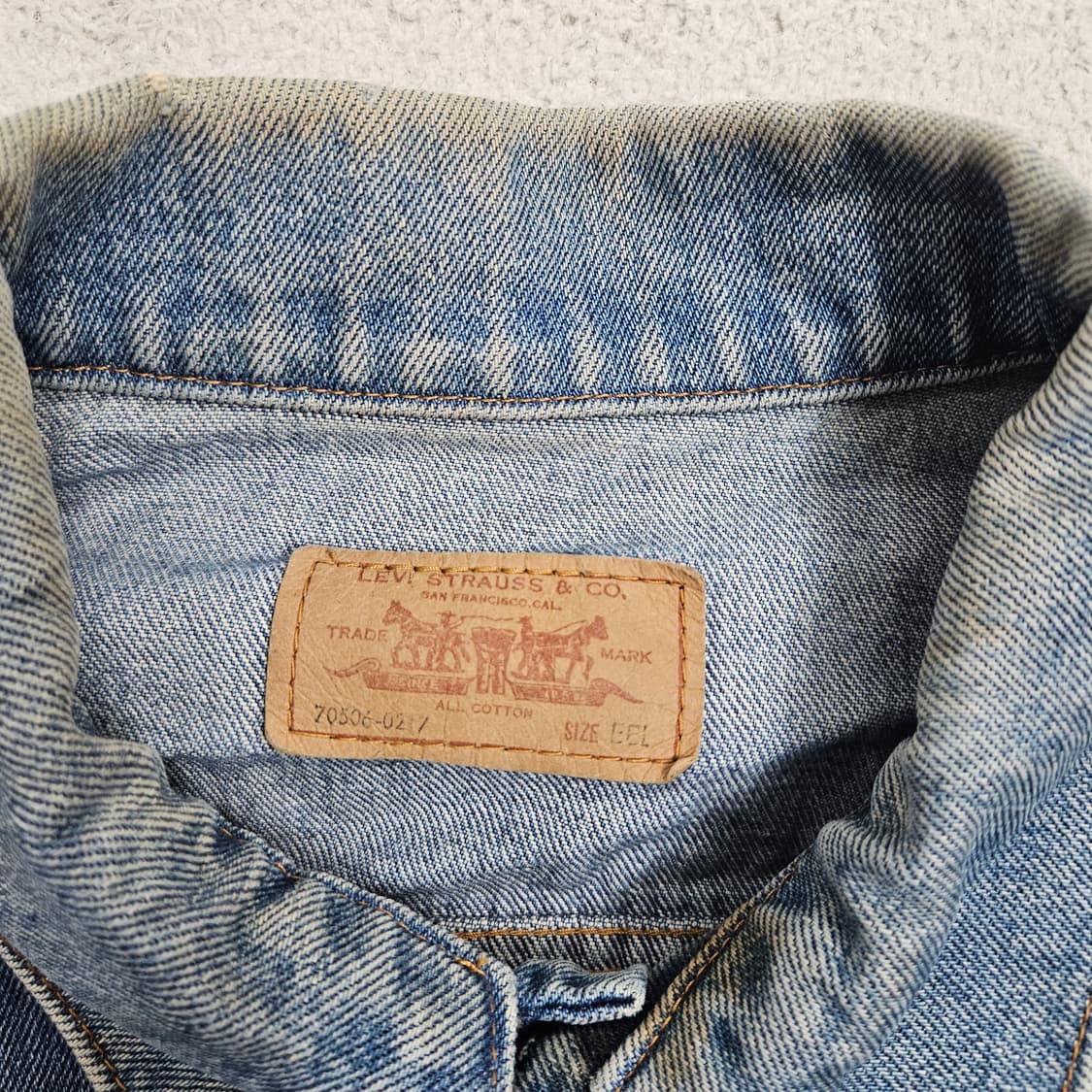 90s 리바이스 데님 자켓 70506-0217 상품이미지3