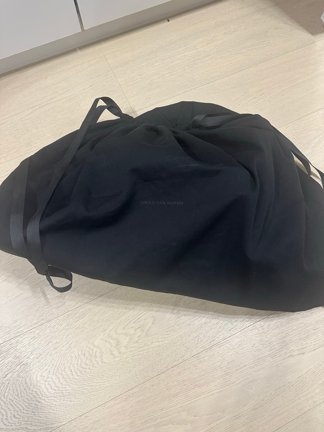 Dries van noten leather canvas bag 상품이미지4