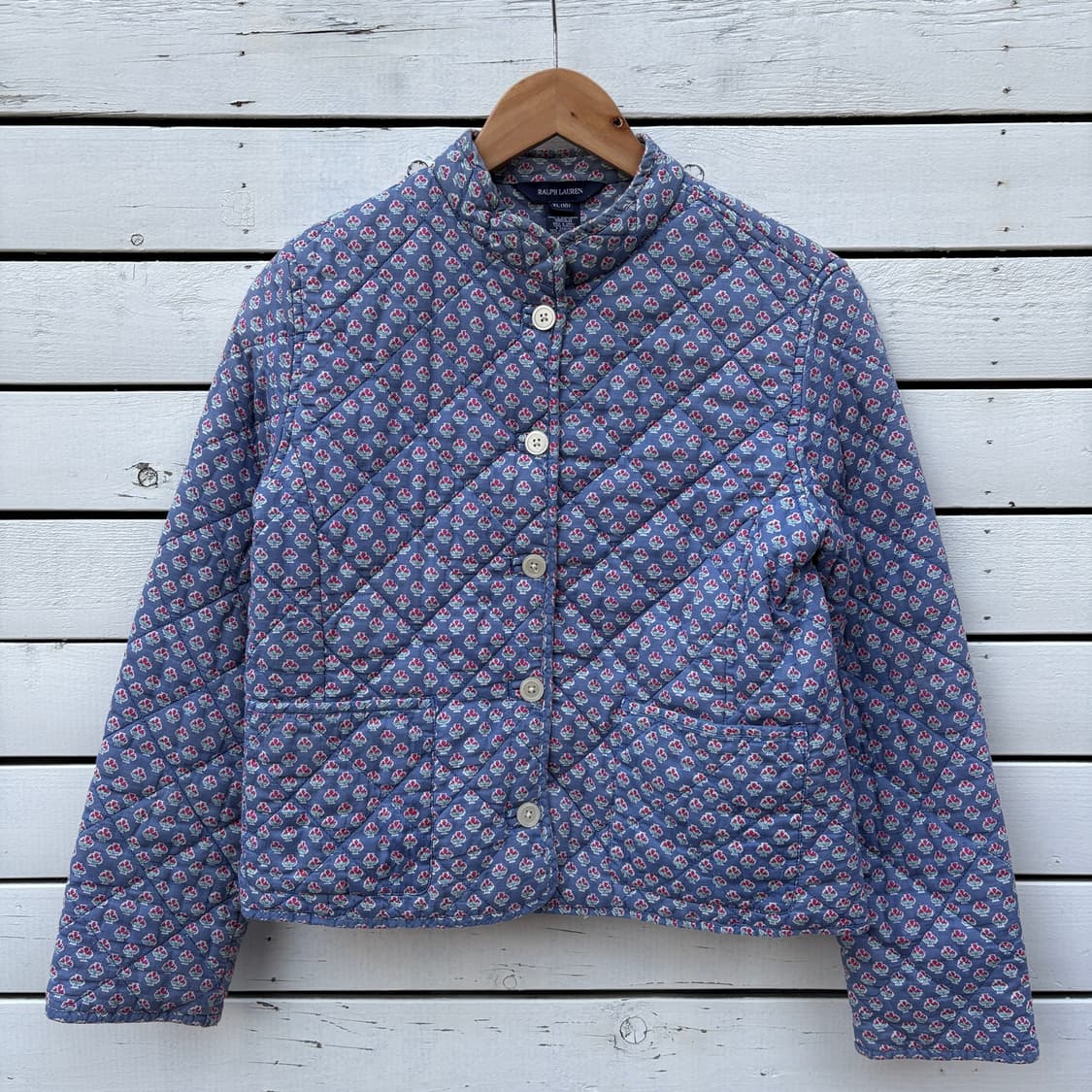 Polo 폴로 플라워 꽃무늬 퀼팅 자켓 상품이미지1