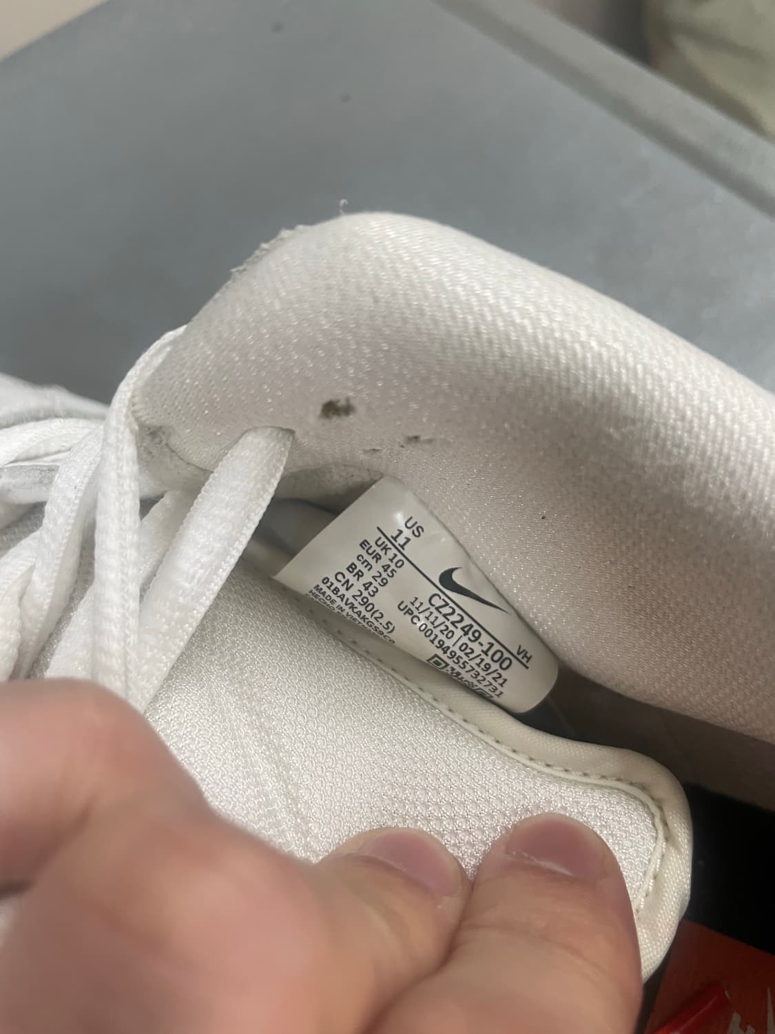 나이키 SB 덩크 로우 프로 ISO 오렌지 라벨 화이트 네이비 290 상품이미지9