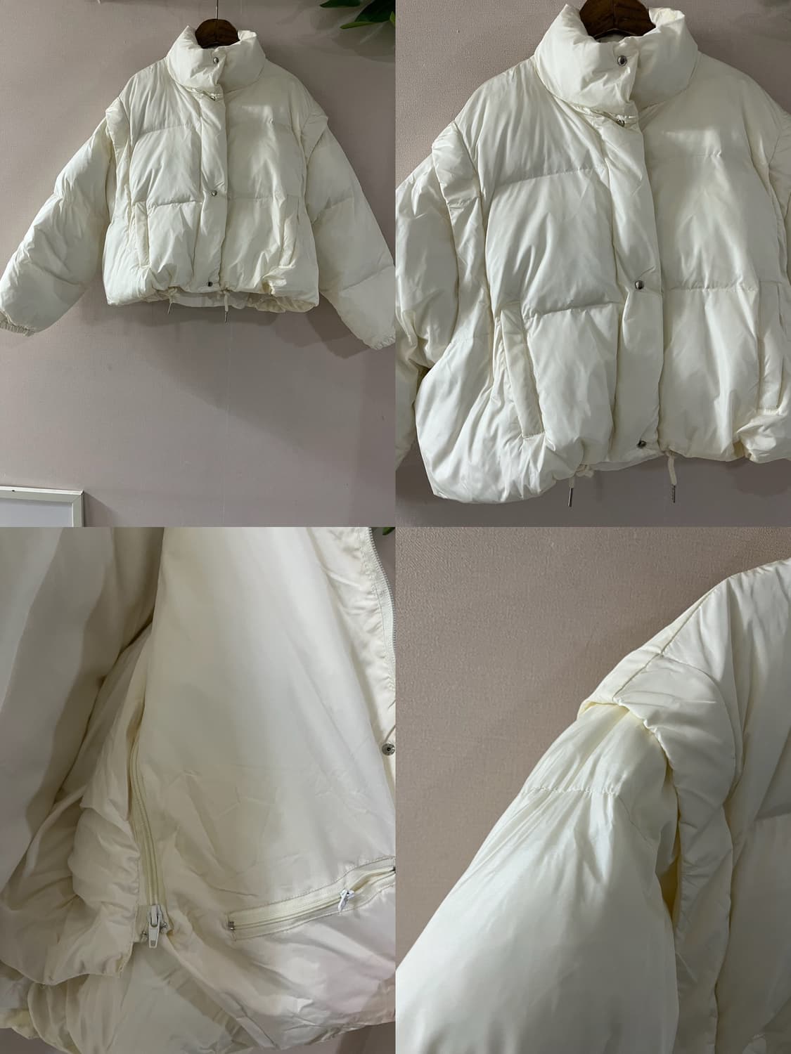 크림투웨이패딩 상품이미지2