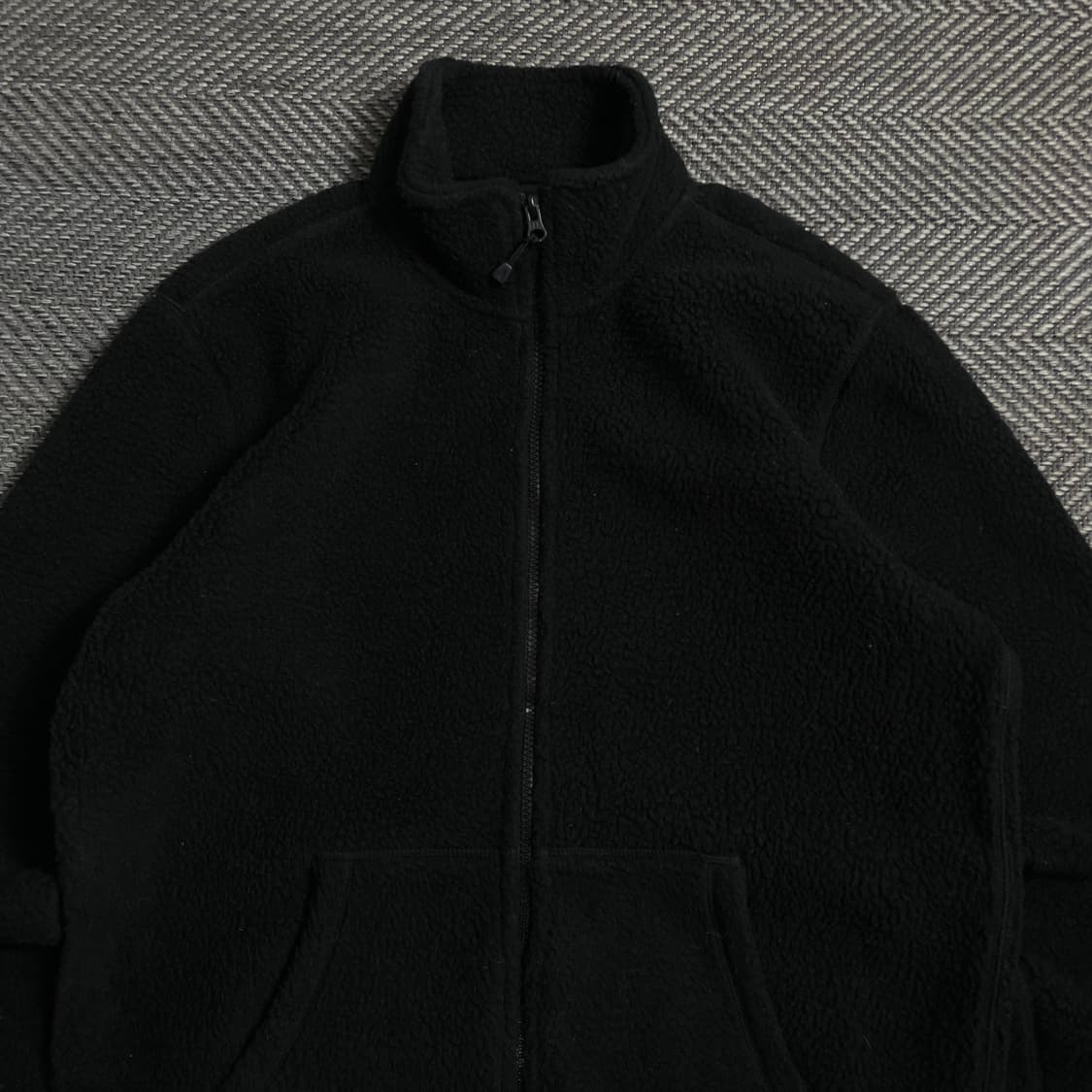 GAP 미니멀 블랙 플리스 집업 자켓y 4018 상품이미지5