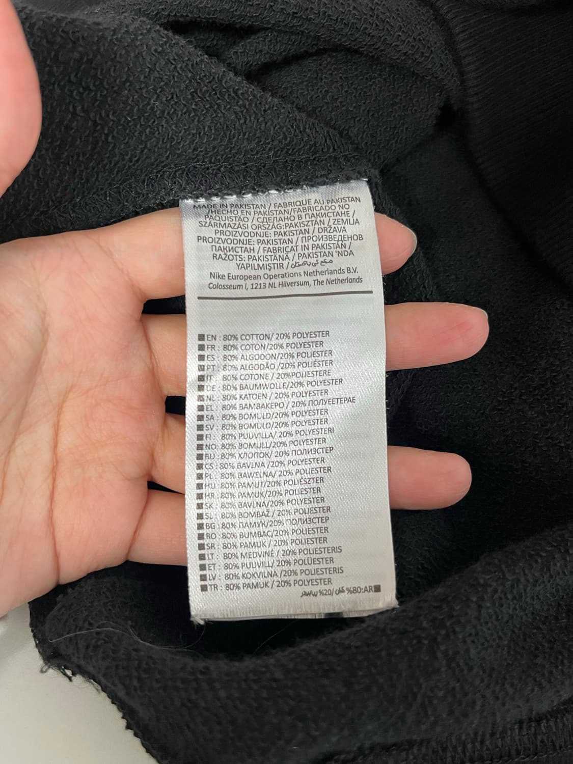 L) 나이키 멀티 스우시 맨투맨 블랙 상품이미지5