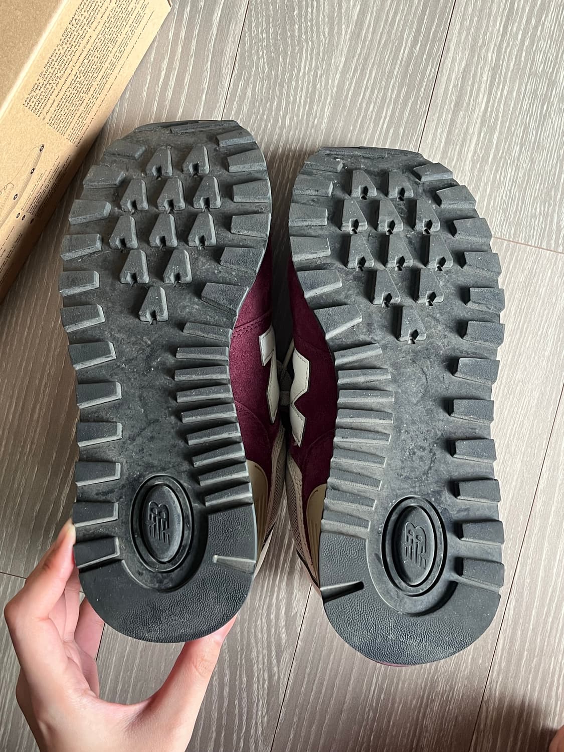 뉴발란스 574 레거시 앙고라 버건디 250 상품이미지8