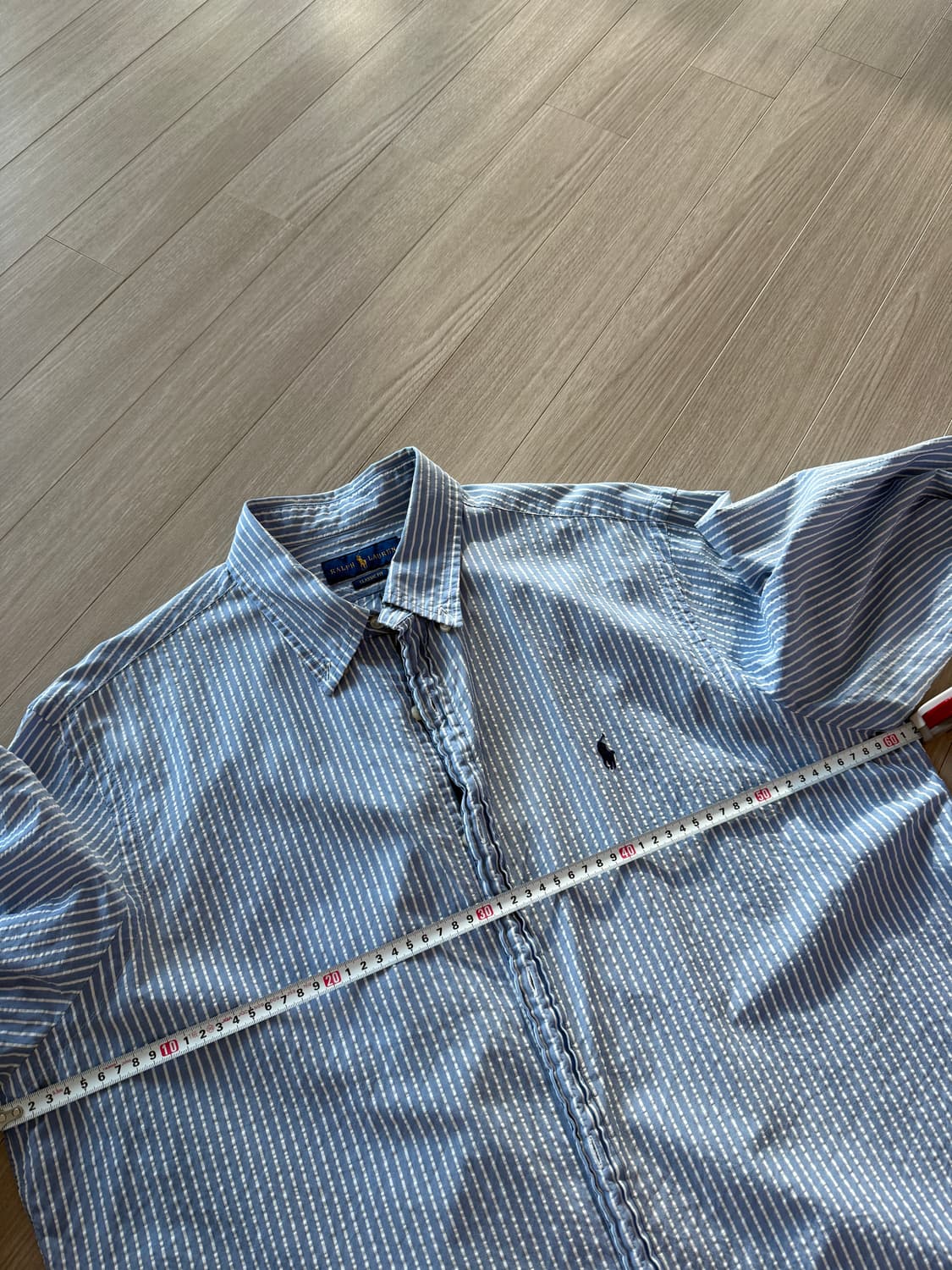 polo 폴로 시어서커 스트라이프 셔츠 xl 상품이미지5