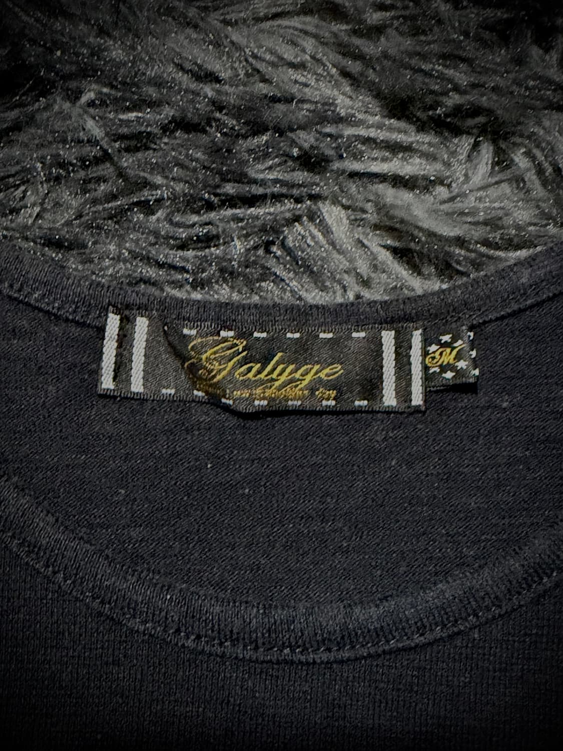 Galyge 스컬 하트 윙 프린팅 블랙 슬리브리스 상품이미지8