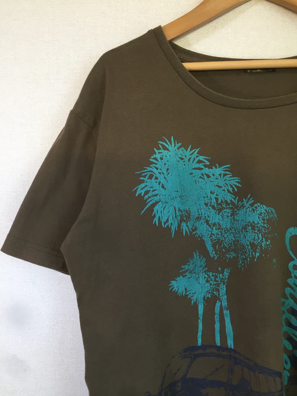 casual vintage brown print tee 상품이미지5