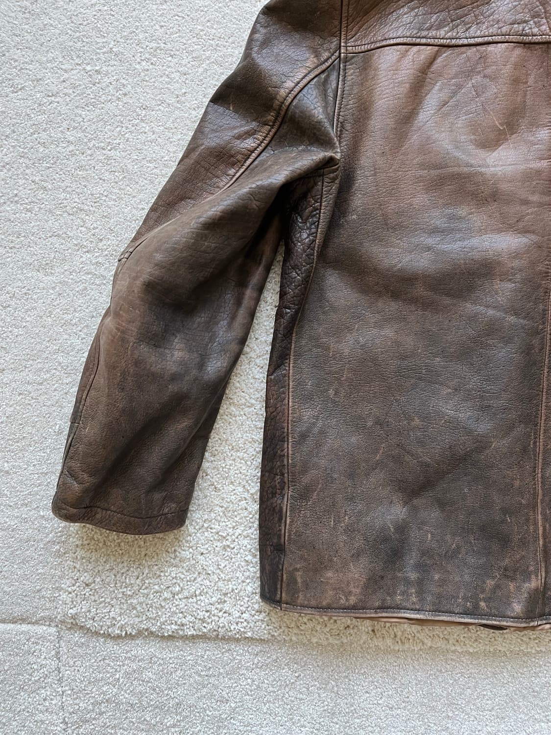 유럽 리포터 리얼 레더 자켓 (103-105) 상품이미지10