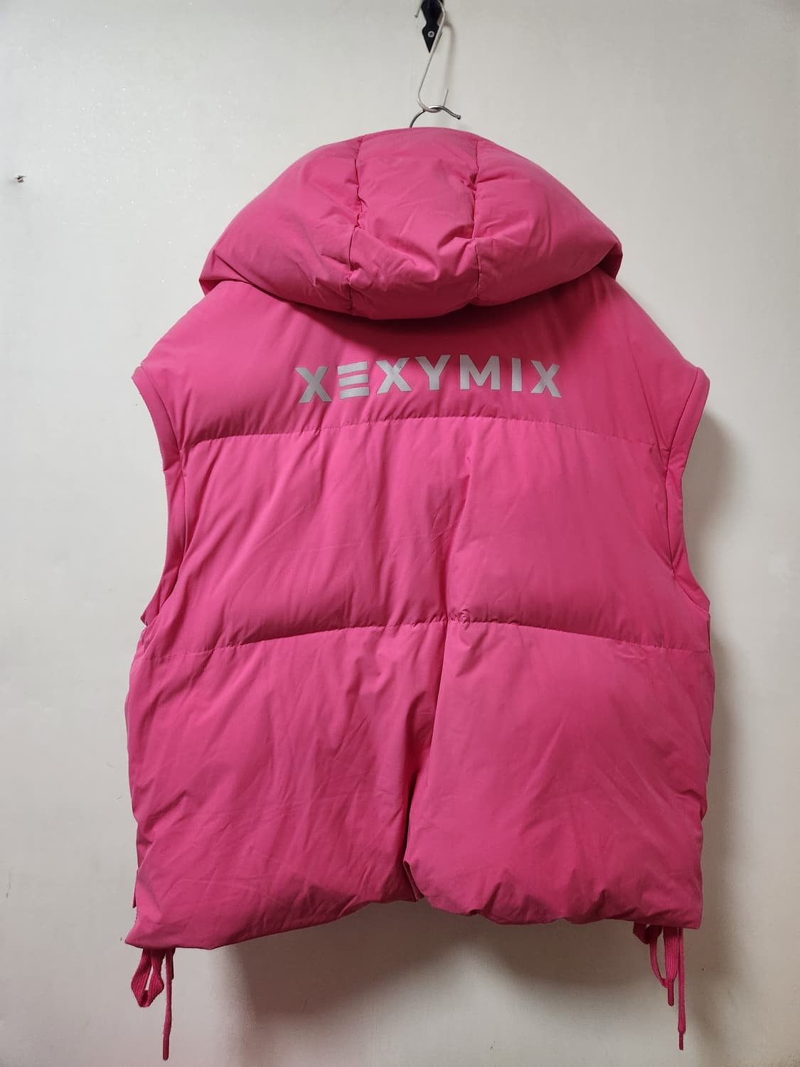 젝시믹스 핫핑크 루즈핏 조끼2in1 패딩점퍼 상품이미지2
