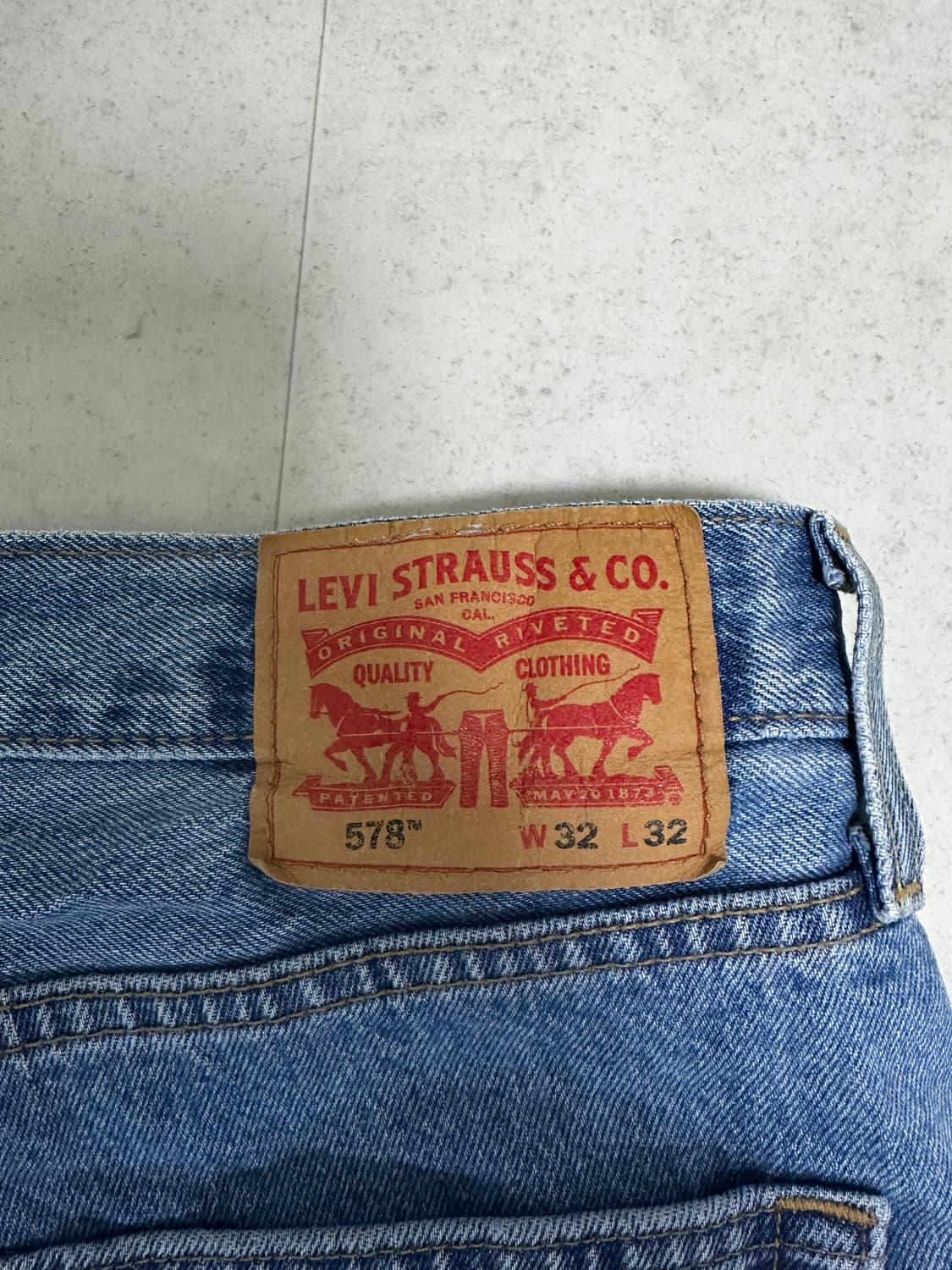 리바이스 578 중청 상품이미지4