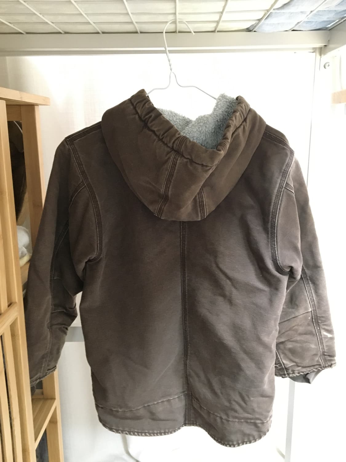 칼하트 키즈/우먼 빈티지 후드 집업 브라운 상품이미지2