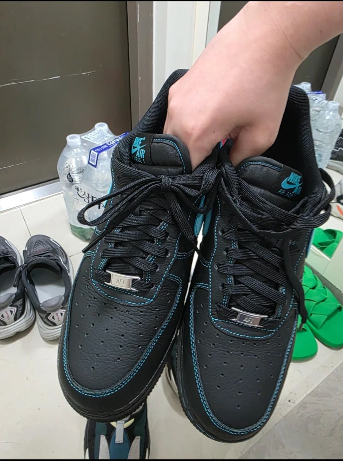 에어포스1 aurora green 280 Us10 상품이미지2