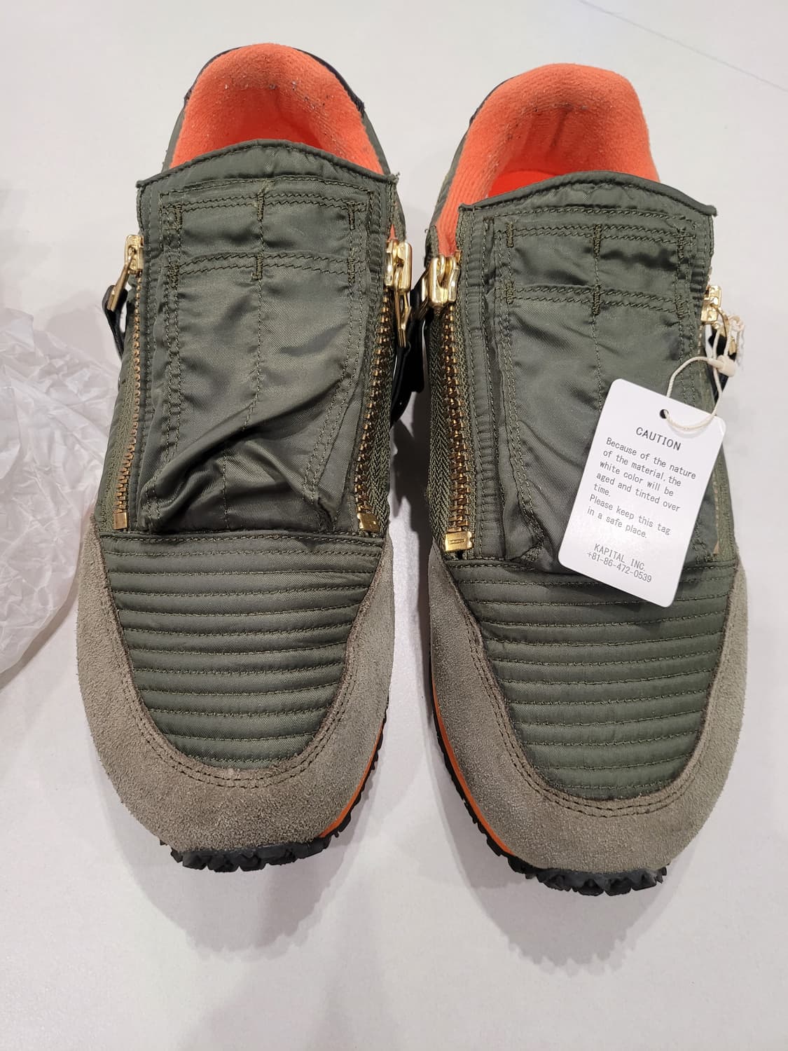 4 사이즈 캐피탈 KAPITAL  MA-1 카키  상품이미지4